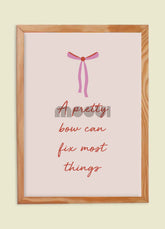 Pôster Infantil - Pretty Bow